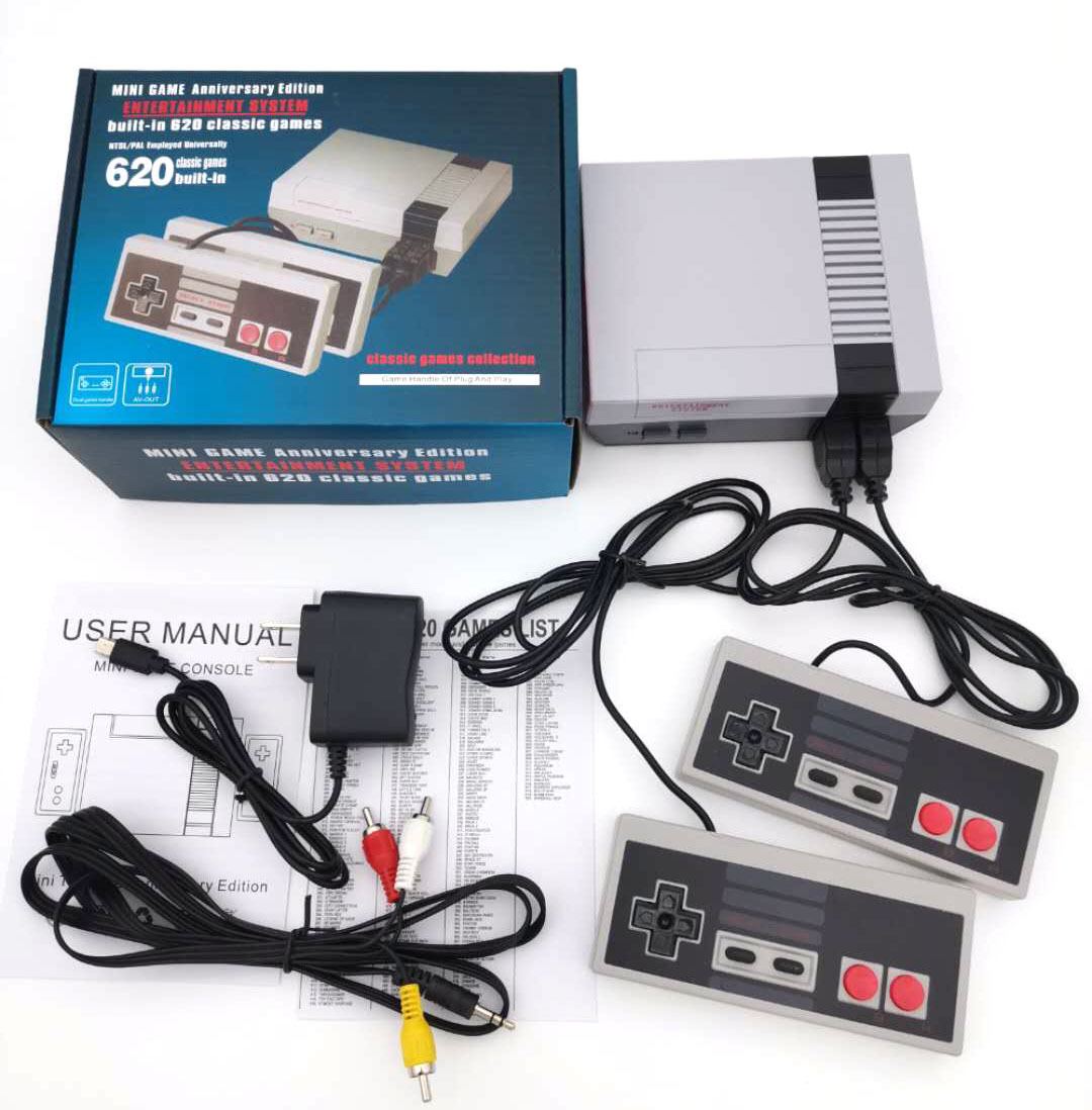 Armazém dos EUA Family Retro TV Game Console pode armazenar 620 videogames portátil