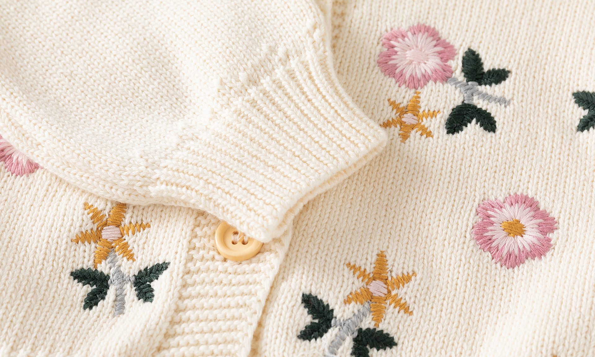 INS Маленькие девочки с цветочной вышивкой кардиган для малышей дети полый вязаный свитер с лацканами Falbala с длинными рукавами верхняя одежда 2024 весенняя детская одежда Z6642
