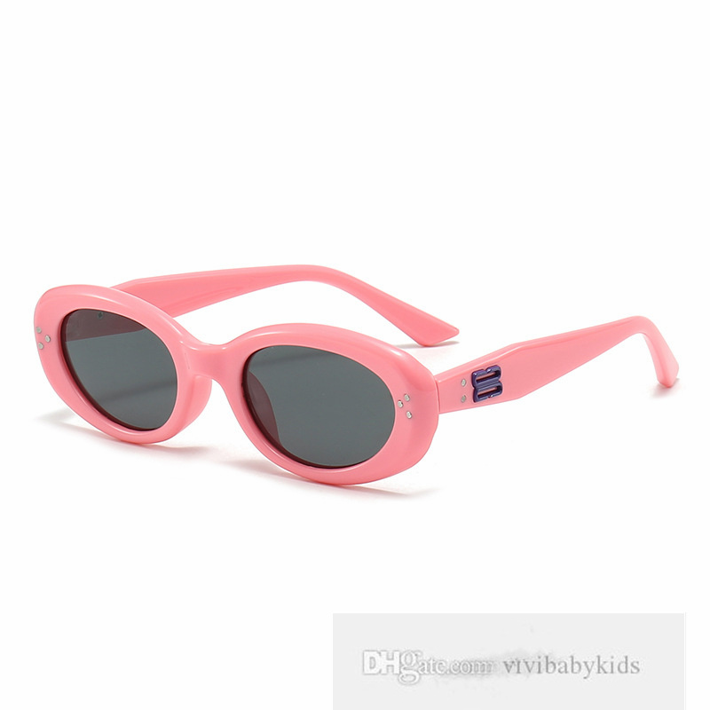 Dzieciowe okulary przeciwsłoneczne Dziewczyny Nicie owalne okulary przeciwsłoneczne Summer dzieci polaryzacja UV 400 Goggles Boys Beach Sustoblock Shade Z6659