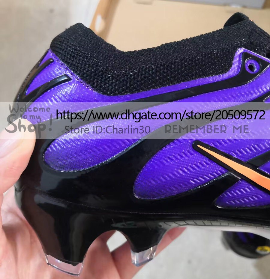 Football Boots,Soccer Shoes,Football Cleats.Men Firm Ground,Comfortable Strong;Zoom Mercurial Vapores 15 Elite Fg Acc Mbappe Ronaldo Cr7 Us 6.5-12 Send With Bag Quality