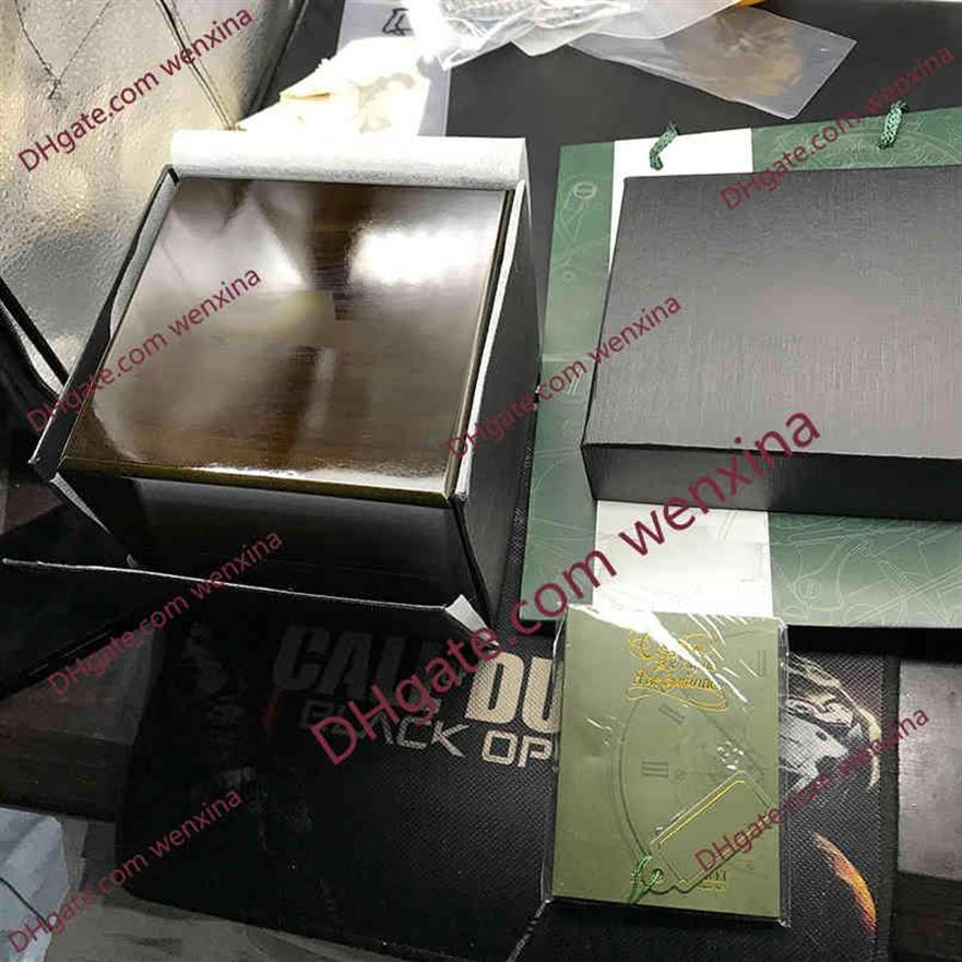Borsa di carta verde libri regalo in legno di alta qualità in stile Montre De Luxe Utilizzata confezionare l'aspetto perfetto316l