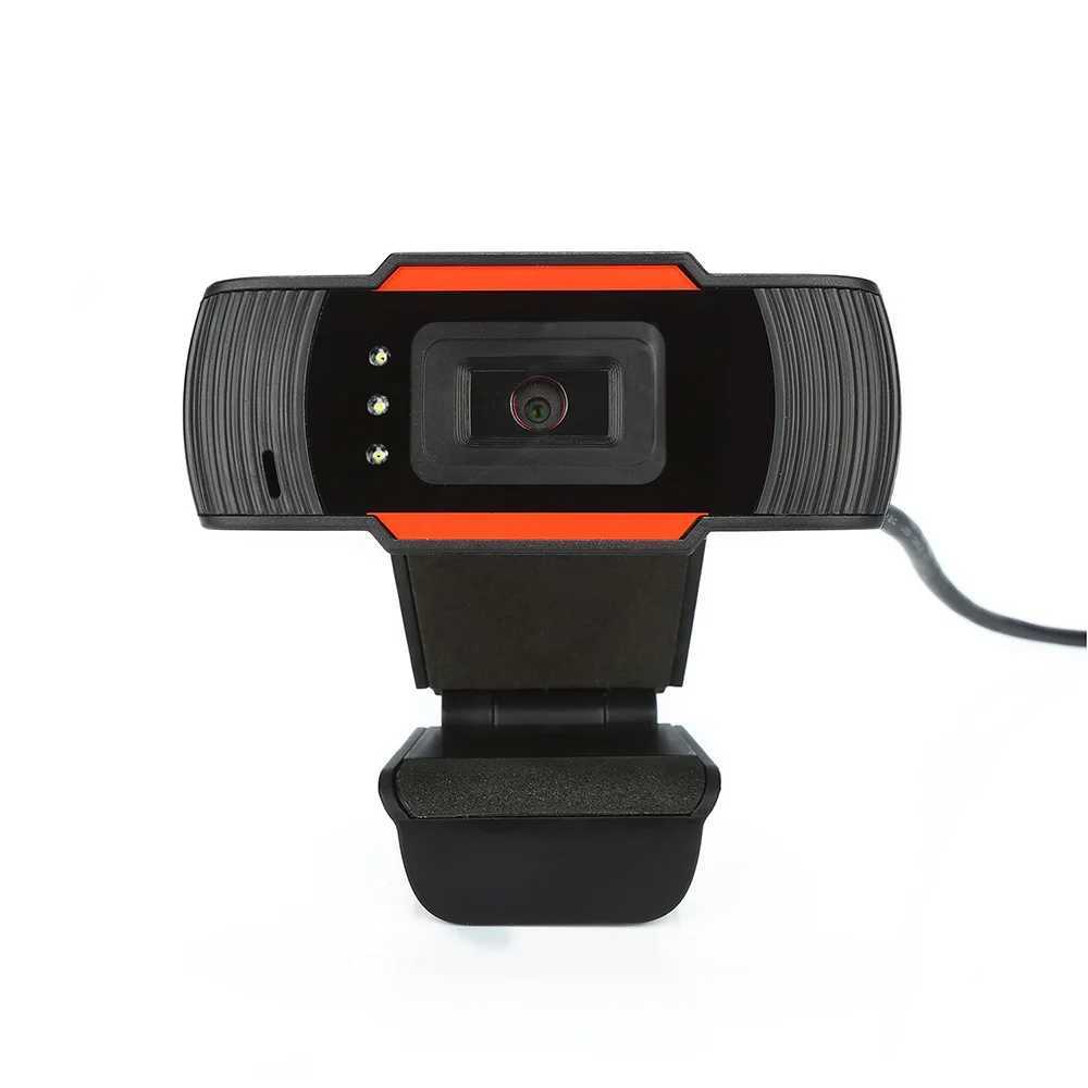 Webbkameror DeepFox USB-webbkamera 0.3MP Web Camera 360 grader Rotatable med MIC CLIP-ON Webcam för Skype Computer Notebook Laptop PCL240105