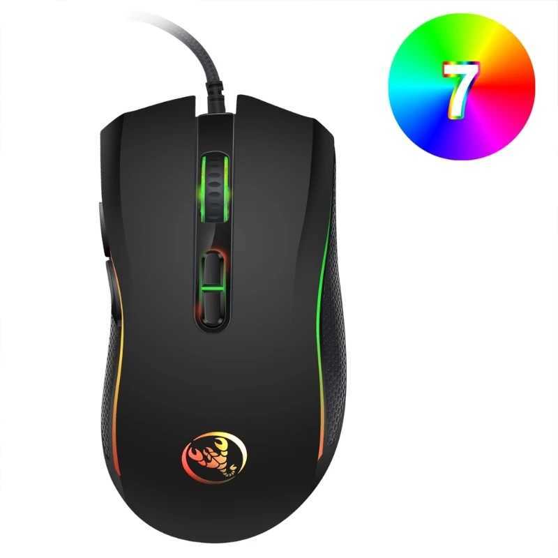 Klawiatury 60% klawiatury gier i kombinacja myszy Ultra Compact 61 Klucz RGB Zwrotu mini klawiatura 3200 DPI PC Gaming Mousel2404