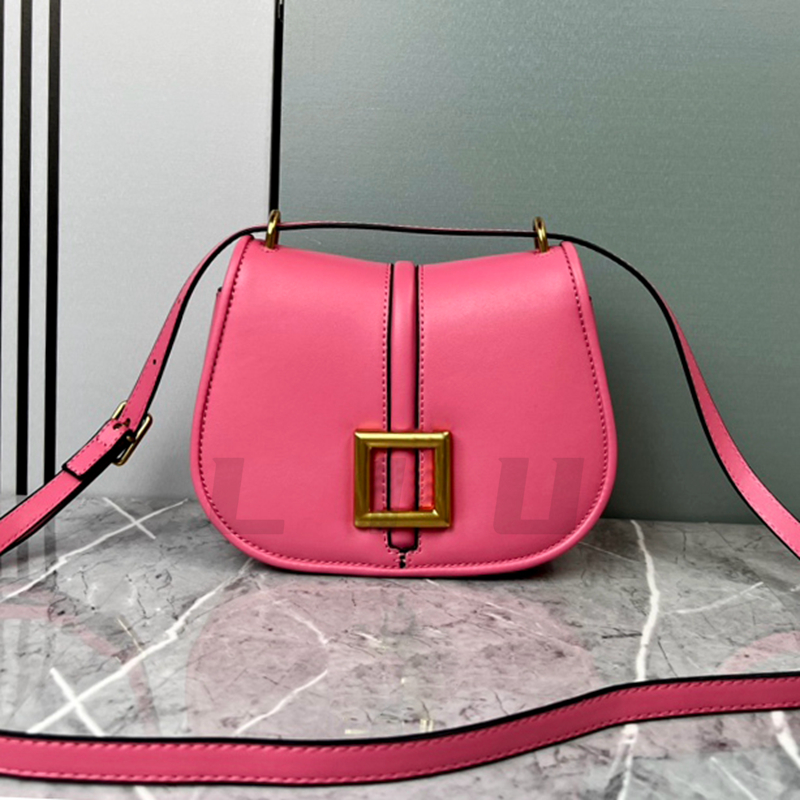 Chinese tas Ontwerpers Schoudertas Hoogwaardige lederen handtas Damesmode Crossbody Tas Luxe roze zadeltas Clutch Bag Portemonnee