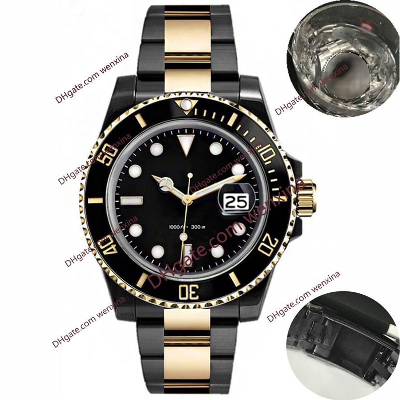 2021 qualité 41mm automatique 2813 montres mécaniques pour hommes montre en acier inoxydable montre de luxe bracelet en céramique jante étanche Wris304F