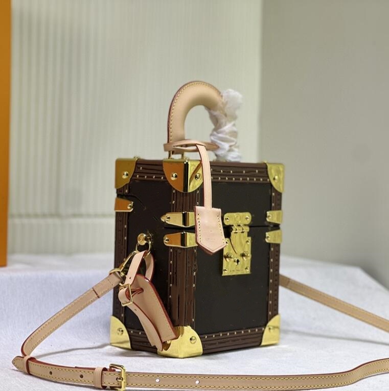 Damowe modne pudełko kosmetyczne swobodne design luksusowe torebki crossbody na ramię