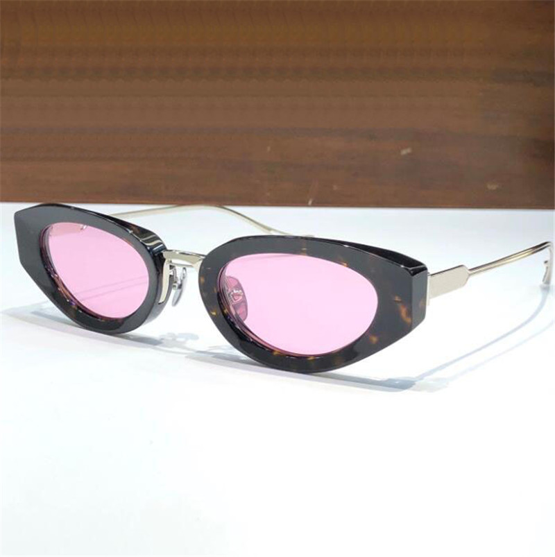Nowy projekt mody Małe owalne okulary przeciwsłoneczne 8259 Octanowa Rama Ramka Retro Kształt Prosty i obfity styl wysokiej klasy Outdoor Uv400 Ochronne okulary ochronne