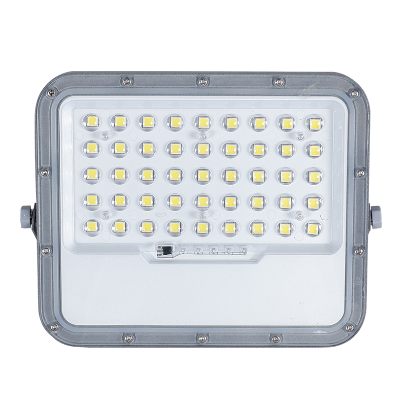 Solar Floodlight 100W 200W 300W 400W Aluminum White RGB IP65 Lâmpada de inundação solar Lâmpada de parede externa Spotlight Highlight