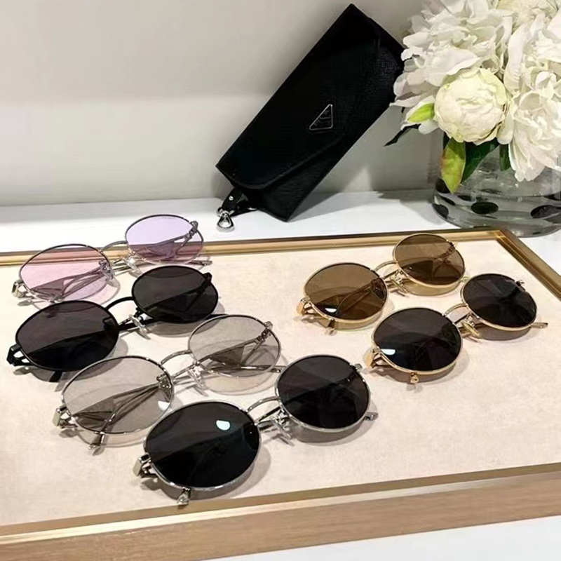 AAA Quality Glasses Alloy Sunglasses designer for Men and Women Classic Triomphe Oval Frame Leisure Luxury Glasses Multi color Fashion Frame Sunglasses Wholesale