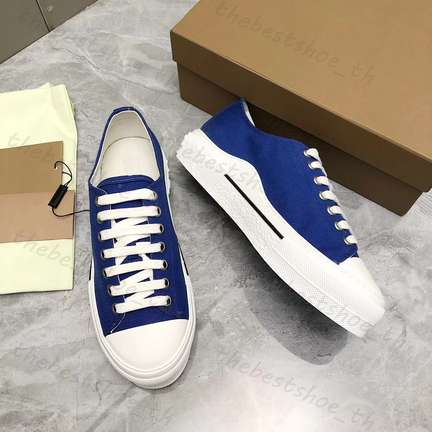 Scarpe casual di design Sneakers in cotone con quadri retrò Scarpe classiche in mesh a righe Sneakers in pelle scamosciata Sneakers basse da donna in tela stampate