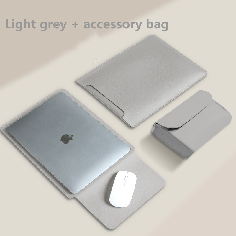 2024 novità Apple Xiaomi Huawei borsa interna notebook borsa computer da 13/14/15/16/pollici pelle PU ispessita non magnetica impermeabile