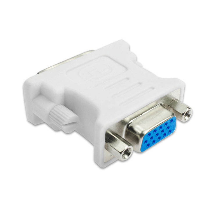 Spot DVI macho 24 + 5 para VGA fêmea DVI para VGA adaptador de vídeo para monitor de computador