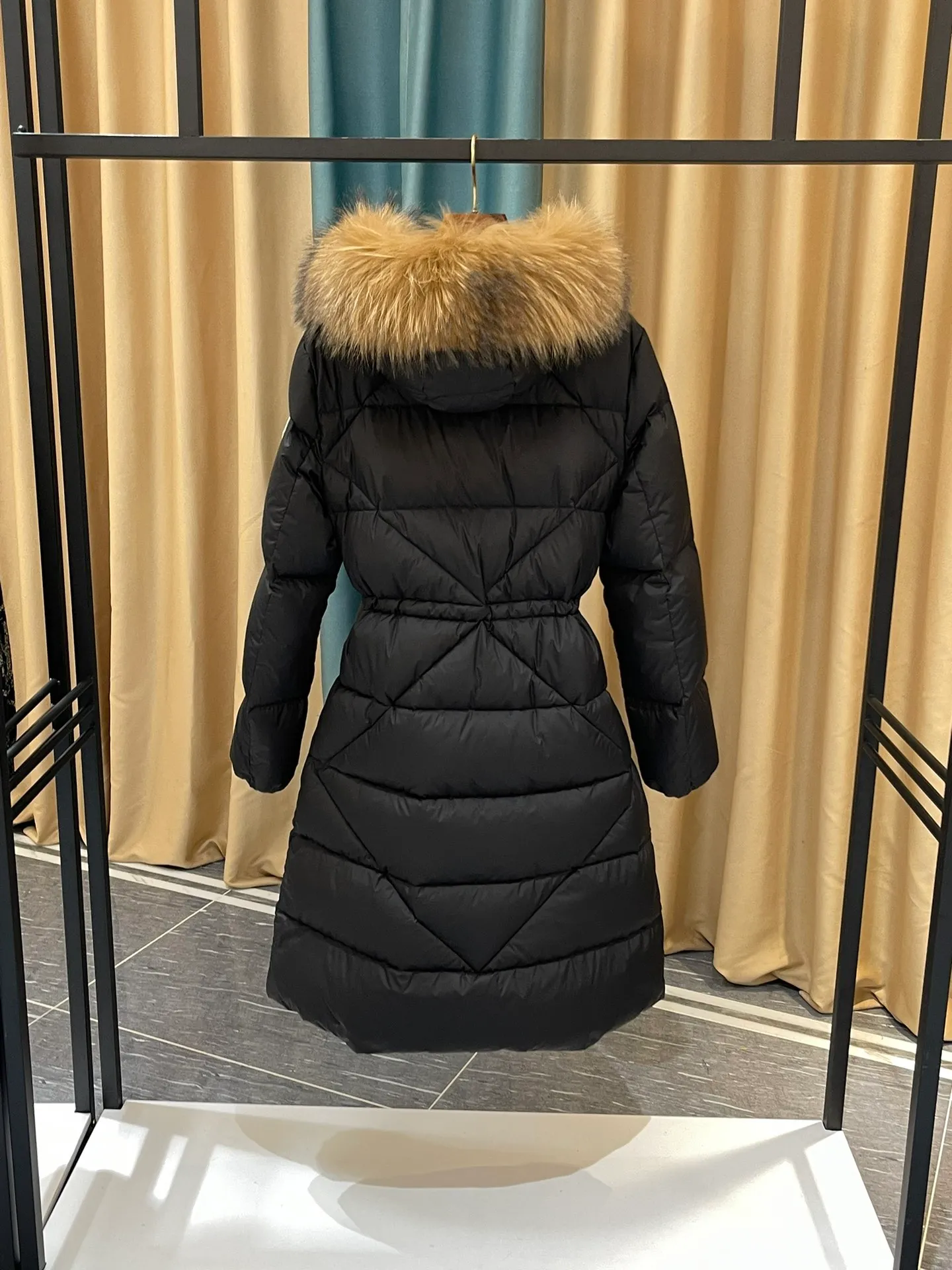 Piumino da donna Piumino firmato Giacche da donna Piumino leggero invernale con cintura Donna Elegante cravatta Lunga in cotone bianco Duck Parka Donna Donna z6