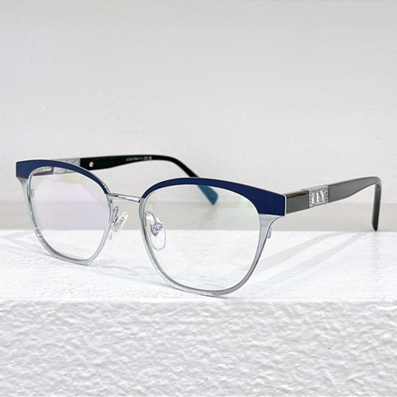 2024 럭셔리 디자인 TFCO LADY OPTICAL FREME 232T 53-18-145 경량 품질의 멀티 컬러 금속 눈썹 풀리 처방 고글 풀셋 디자인 케이스.