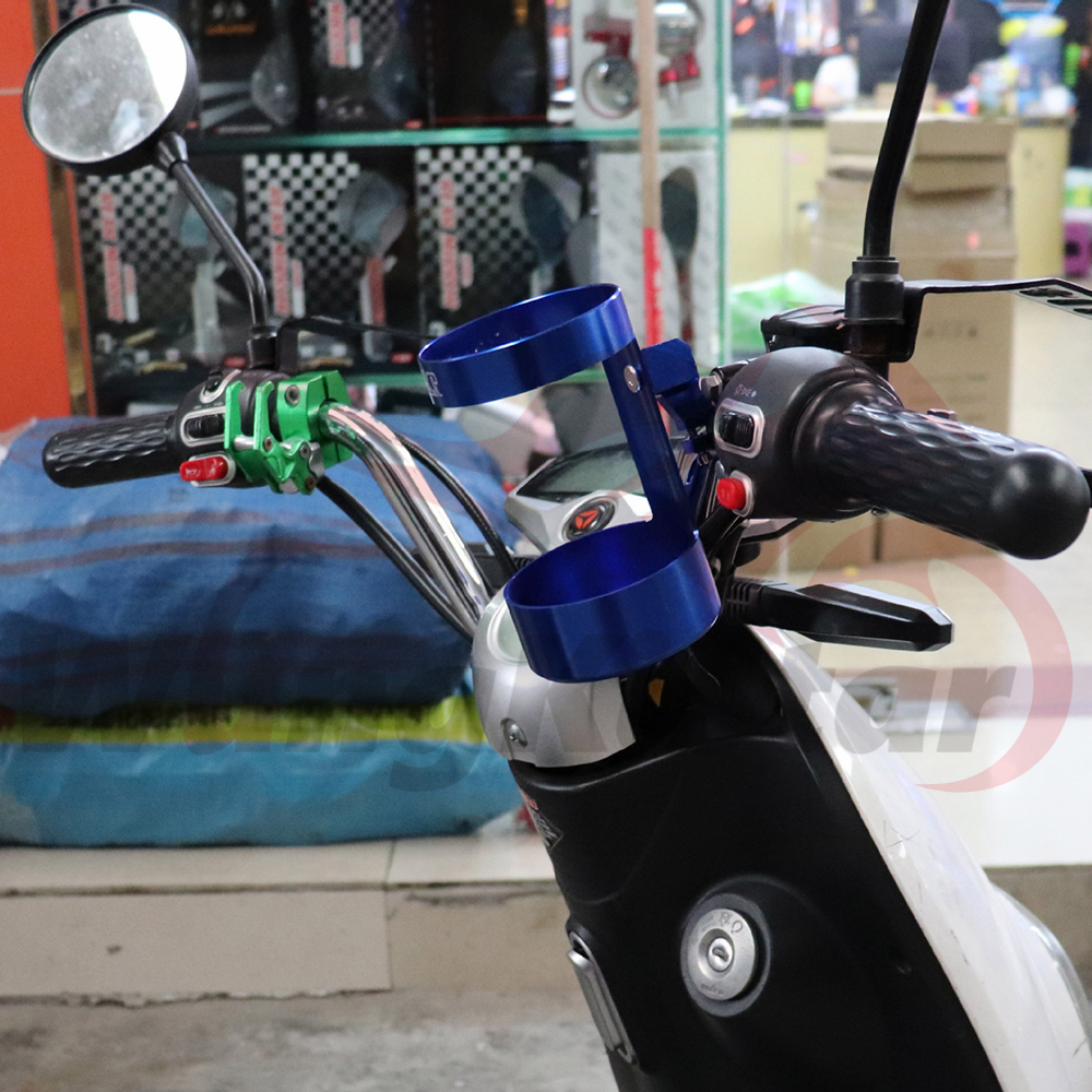 CNCアルミニウムハンドルボトルホルダーユニバーサルウォーターカップボトルホルダー自転車用車椅子モーターサイクルバイクATV用マウントブラケット