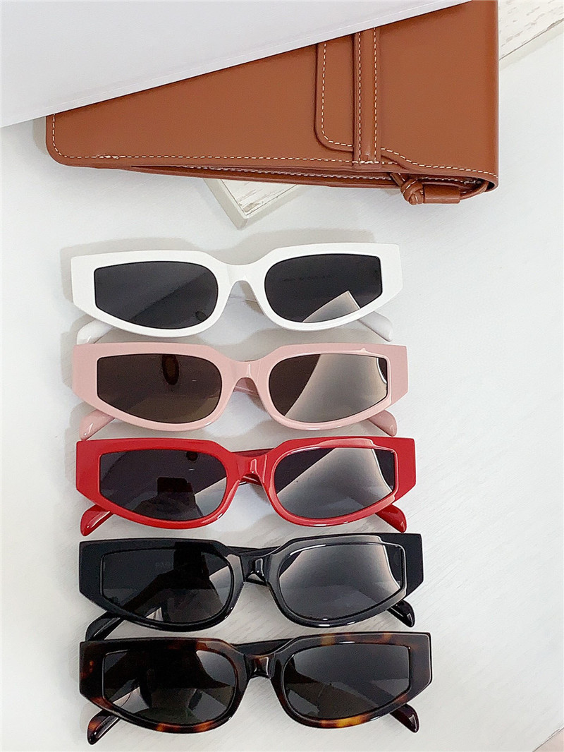 Солнцезащитные очки нового модного дизайна 40269N, маленькая оправа «кошачий глаз», простая форма, современный уличный стиль, уличные защитные очки uv400