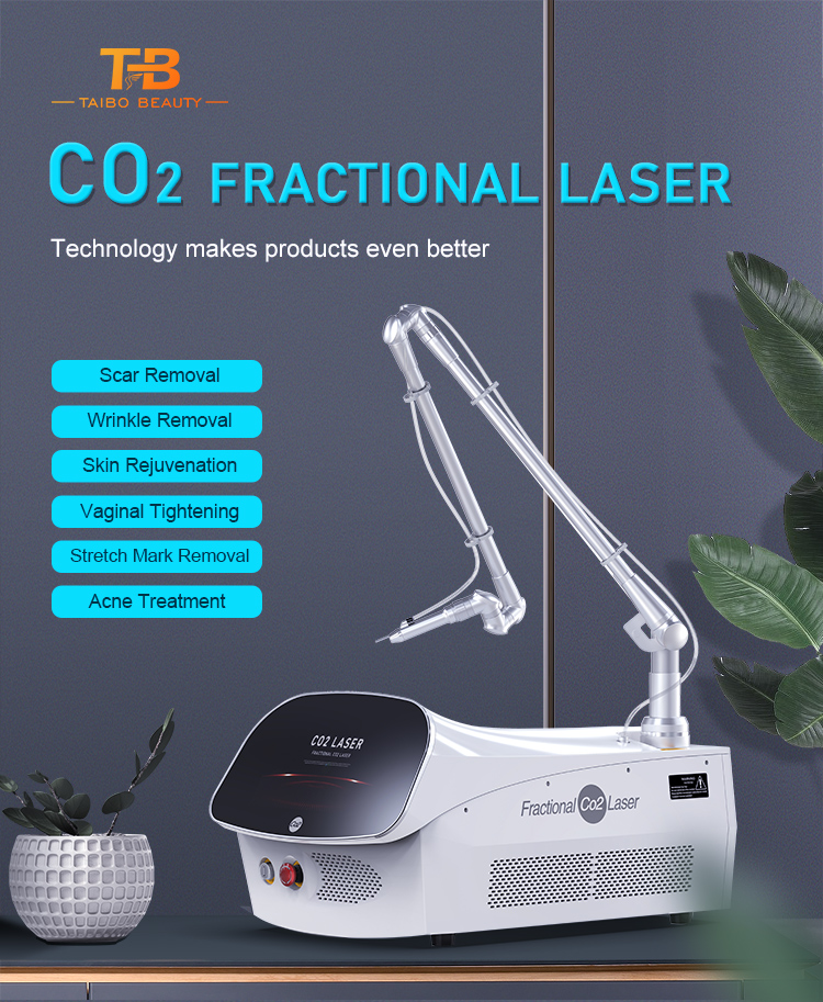 أحدث 2024 CE معدات السبا الجمال CO2 Fractional Scar Removal Skin Rejuvenation CO2 Laser Skin Resurfacing Machine