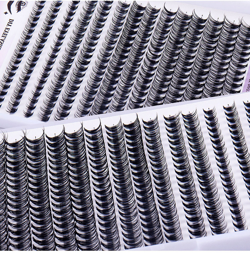 DIY Cluster Eyelashes Segmented Lashes Soft Lightweight Handmade Reusable Individual Lashes Extensions D Curl Grafted Eyelashes
