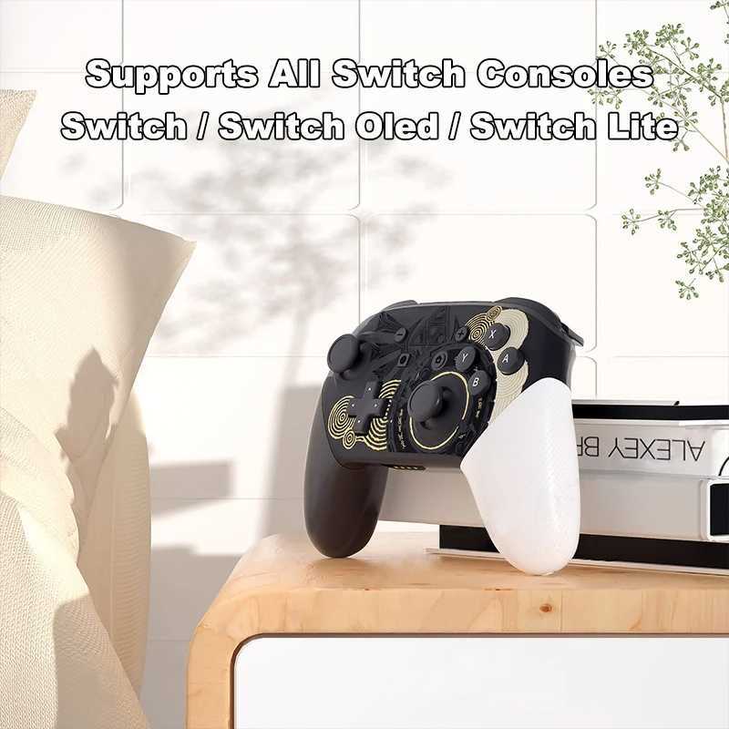 Oyun Denetleyicileri Joysticks Kablosuz Bluetooth Nintend Switch Pro Controller Sınırlı Tema Joystick ve Switch OLED Lite Game Console Sıcak Satış