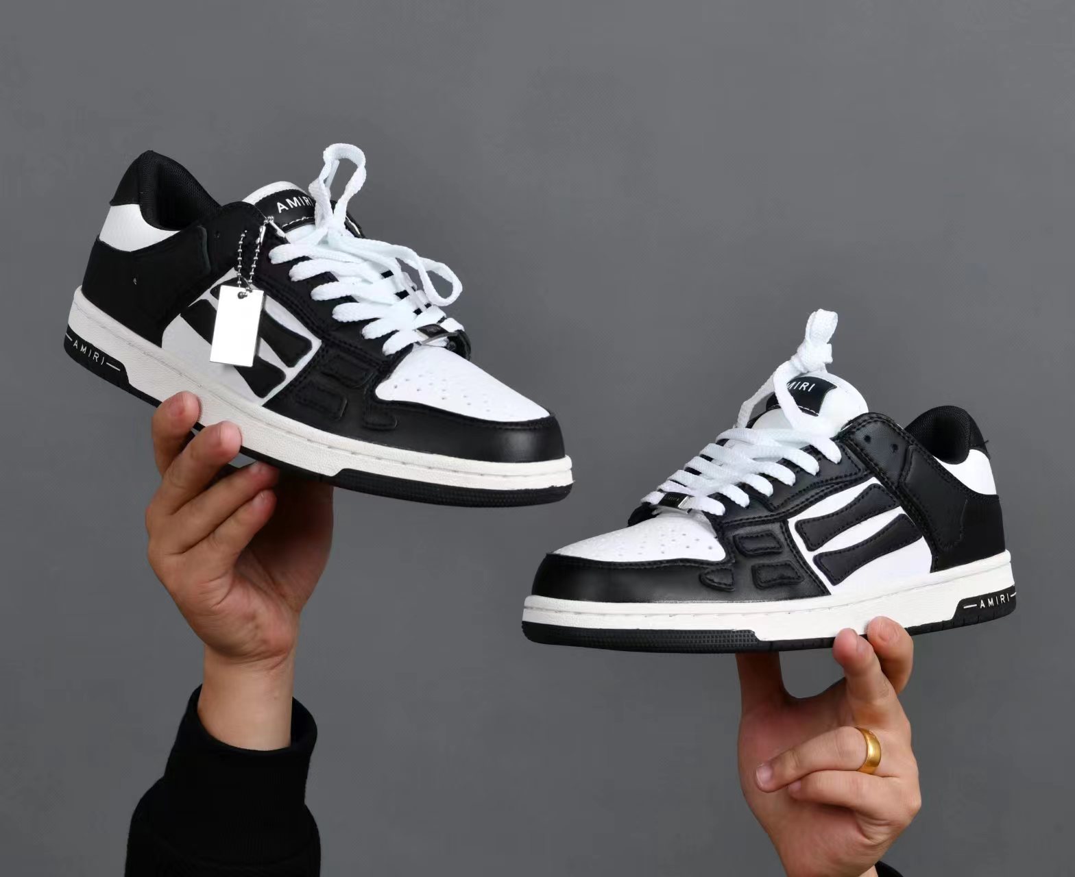 Le ultime scarpe casual Skel-Top Low Casual Scarpe Schelet Bones Runner Top Scheletro Basso Scheletro Sneaker retrò Sneakers Black Bianco Guido Guido Spazio Lace Up Up