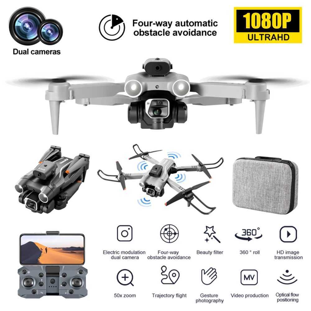 Drönare K9 Mini Drone HD Aerial Photography Professional 8K Dual Camera Z908 Optical Flow Positionering Alla sidor Hinder Undvikande Nytt