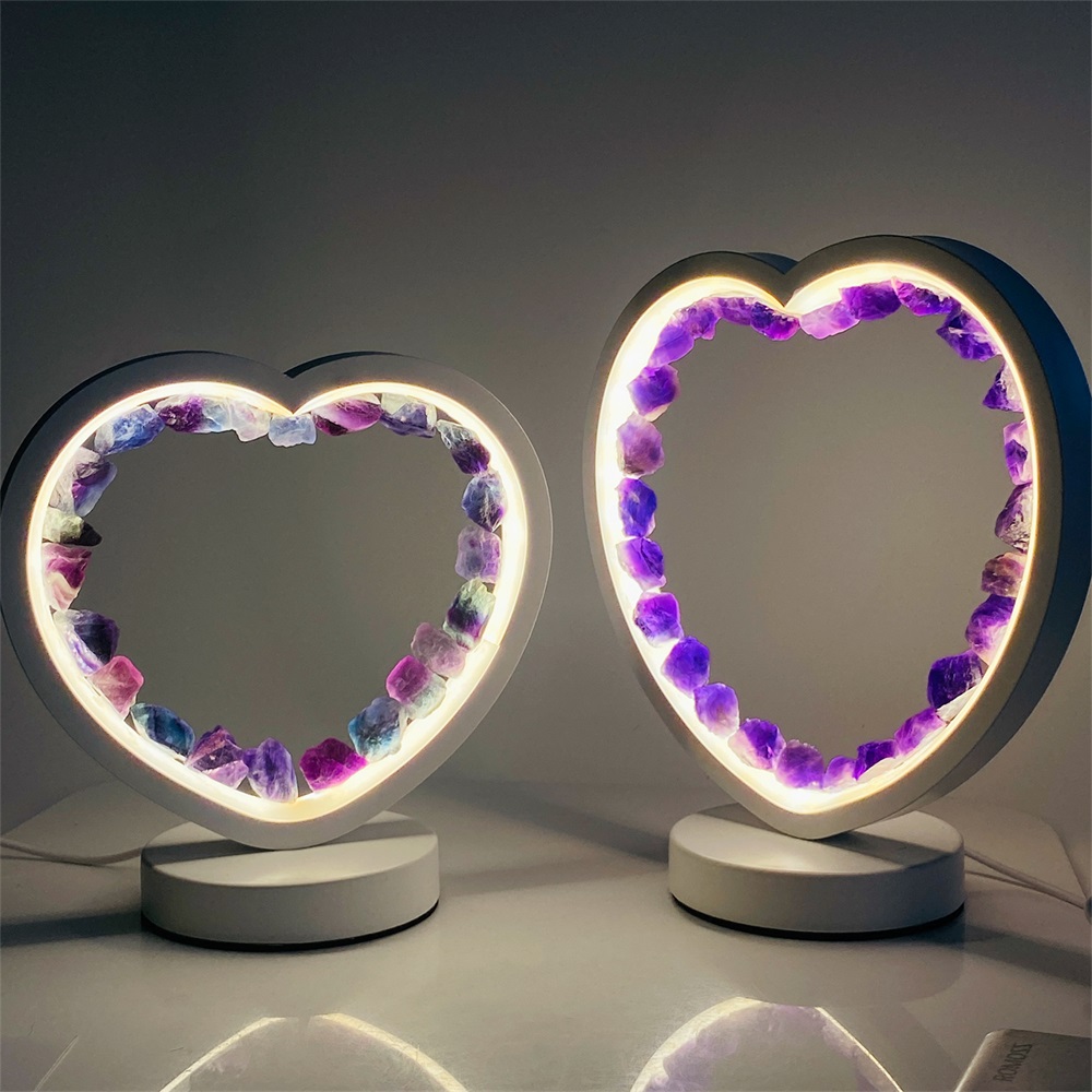 Подарок натуральный кварцевый кристалл драгоценный камень настольная лампа медитация исцеляющий кластер образец домашний декор свет