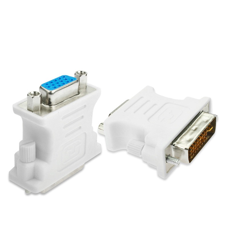 Spot DVI macho 24 + 5 para VGA fêmea DVI para VGA adaptador de vídeo para monitor de computador