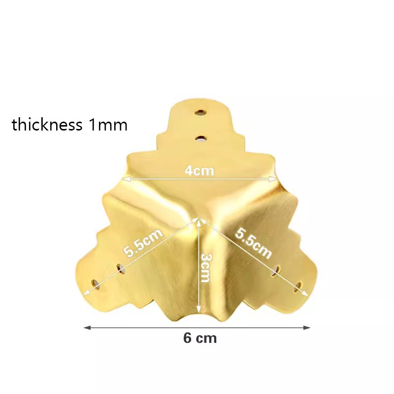 metalen hoekbeugel bagagetas messing meubelonderdeel hardware airbox hoekbeschermer combinatiebox gereedschapskoffer stereo hoek