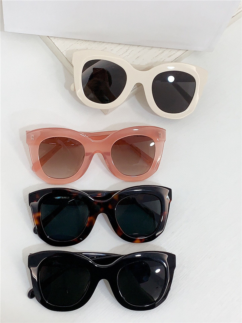 Nieuwe fashion design zonnebril 4005FN cat eye plank frame populaire en eenvoudige stijl outdoor UV 400 bescherming bril groothandel heet verkoop brillen