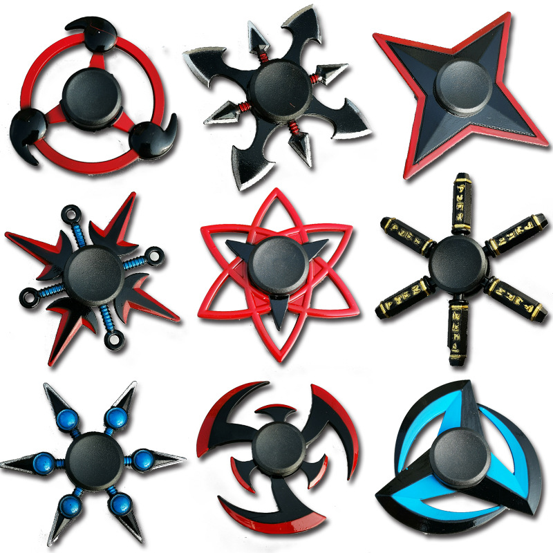 9 Arten Dart-Form Kreisel Fidget Spinner Räder Gyro Spielzeug Metalllager Zinklegierung Handspinner Fingerspitzenspiele Fokus Anti-Angst-Spielzeug lindert DHL