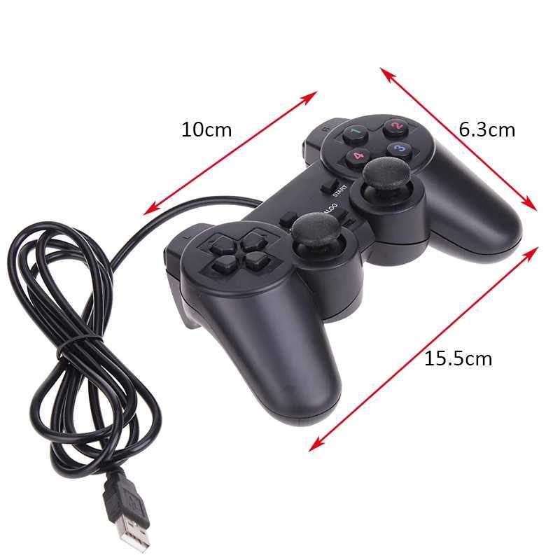 Contrôleurs de jeu Joysticks Contrôleur de jeu filaire USB pour Windows PC/Raspberry Remote Gamepad Joystick Joypad pour ordinateur de bureau portable