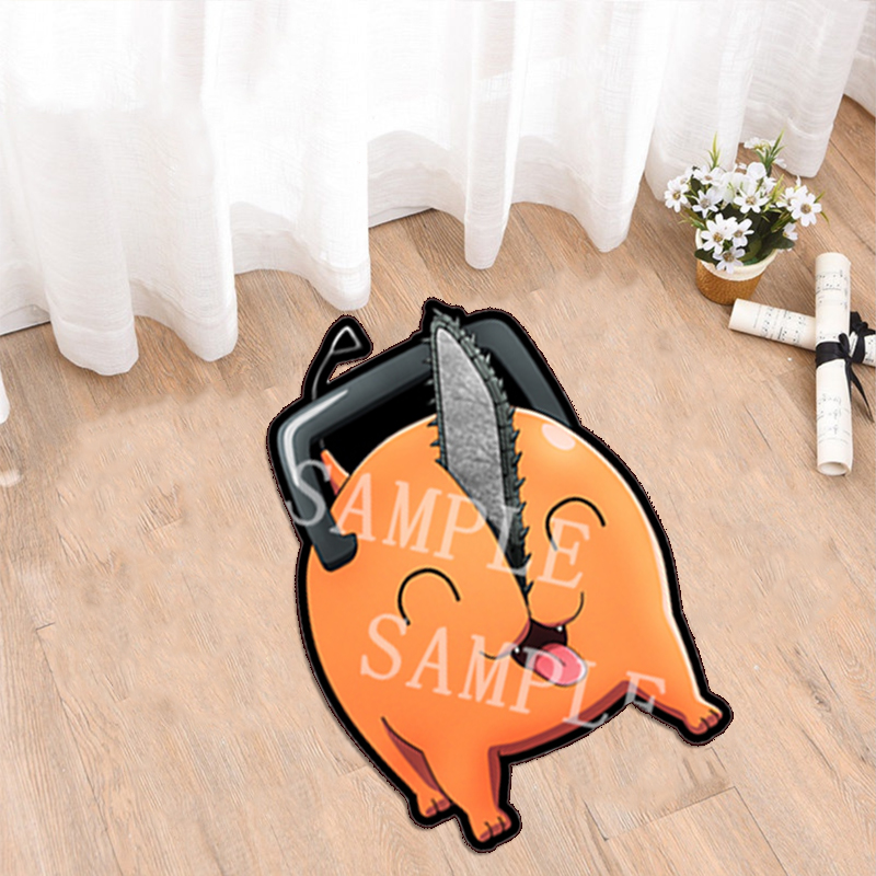 Custom Anime Carpet /rugs Chainsaw Man Pochita for Waterproof Door Mat Kitchen Mat Room Decor Prayer Mat Muslim Non-slip