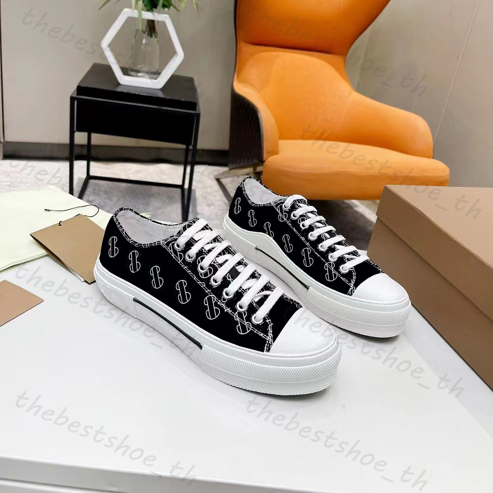 Scarpe casual di design Sneakers in cotone con quadri retrò Scarpe classiche in mesh a righe Sneakers in pelle scamosciata Sneakers basse da donna in tela stampate