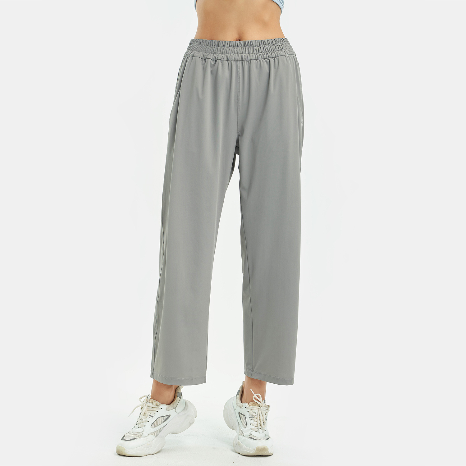 Lu yoga das mulheres nona calças longas senhoras ll tecido macio em linha reta solta jogger calças perna larga yoga fitness lw5 pant bfl2011