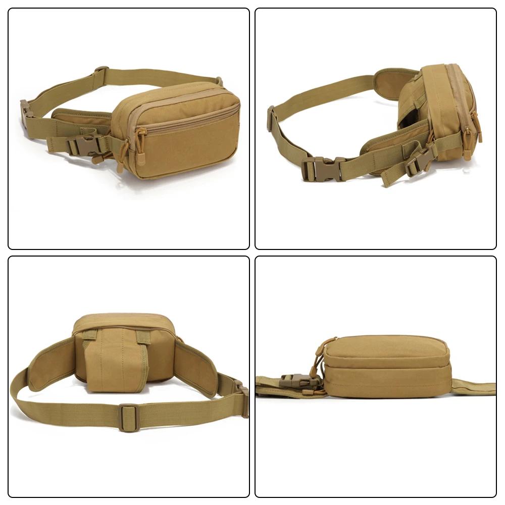 Bags Tactical Concealed Gun Waist Bag Holster Outdoor Shoulder Sling Bag Military Handgun Bag Combat Camping Sport Bag Fanny Pack