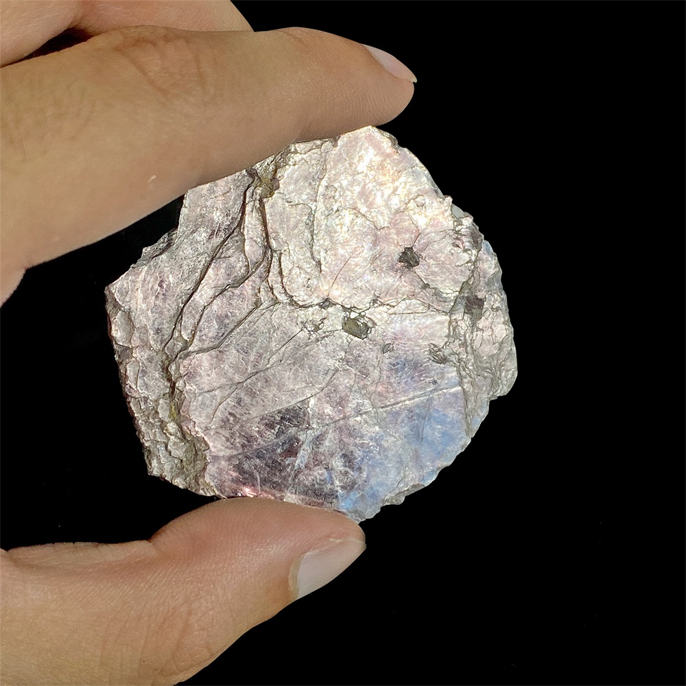 Presente de feriado natural lepidolite roxo mica placa cristal pedra tratamento decoração artesanato e mineral