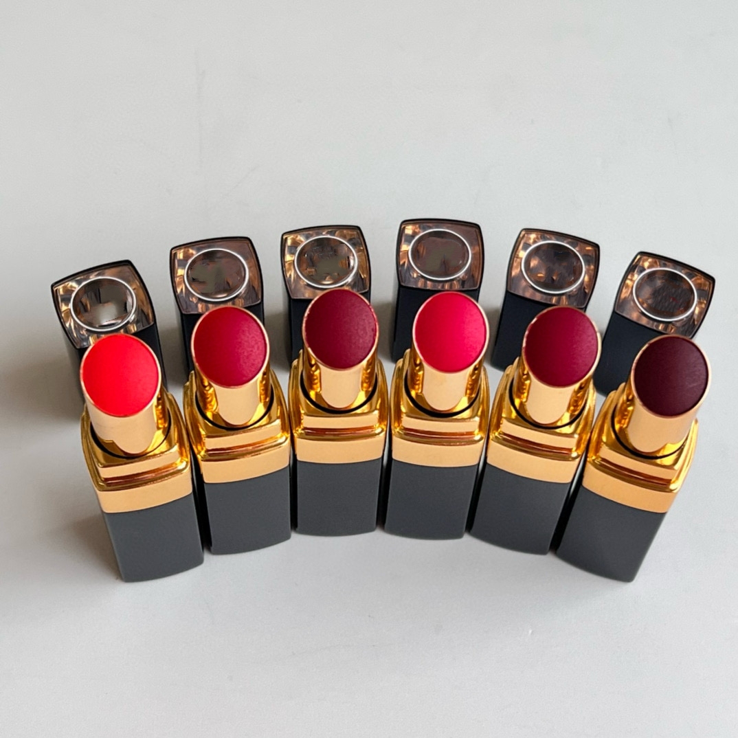 7A Quality Lipstick For Lady Rouge C0&c0 Flash Le Rouge Hydratant Haute Brillance Couleur Vibrante Vibrant Shine Lip Colour 60 68 70 91 92 106 Stock Professional Letter