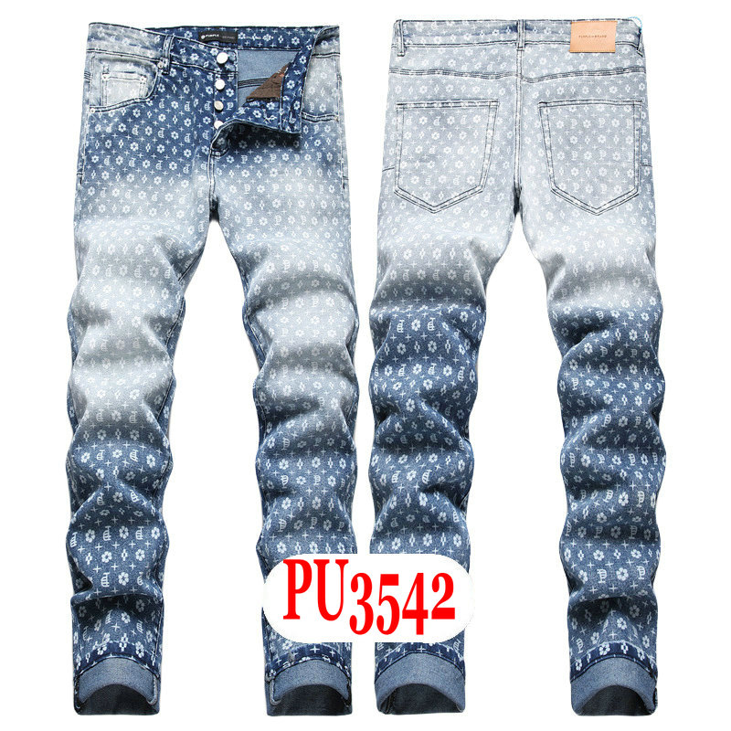 Nya jeans chino byxor byxa mäns byxor sträcker sig nära passande slacks tvättade rak magra broderi lapptäcke rippade mens trend märke motorcykel jeans-01