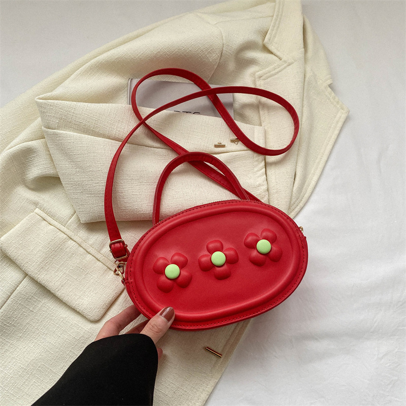 Populaire kleine tas damesmode eenvoudige ovale tas trend one-schouder diagonale handbag2024 nieuwe stijl CCJ3281