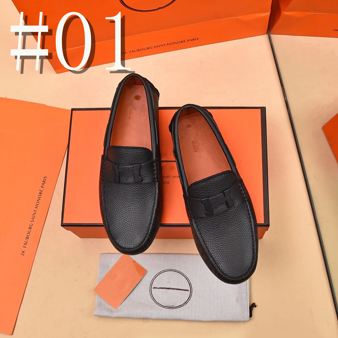 40Modello in pelle scamosciata uomo mocassini firmati scarpe 2024 scarpe eleganti di lusso uomo scarpe da barca fatte a mano uomo slipon scarpe da guida mocassini maschili Zapatos taglia 38-46