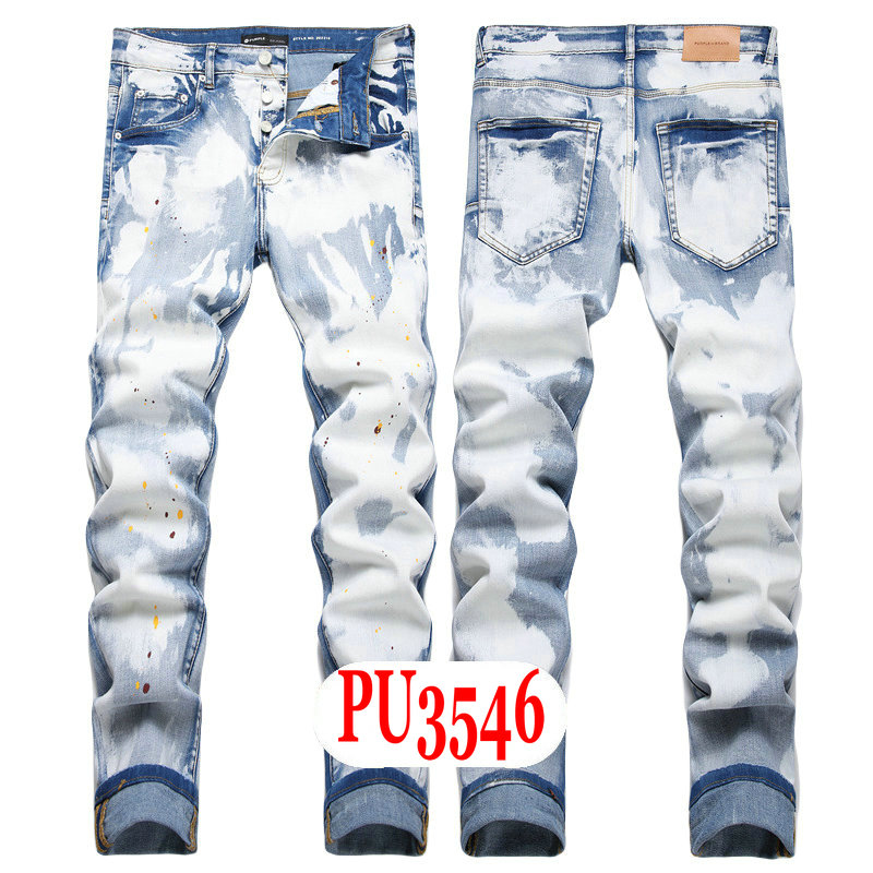 Nya jeans chino byxor byxa mäns byxor sträcker sig nära passande slacks tvättade rak magra broderi lapptäcke rippade mens trend märke motorcykel jeans-01