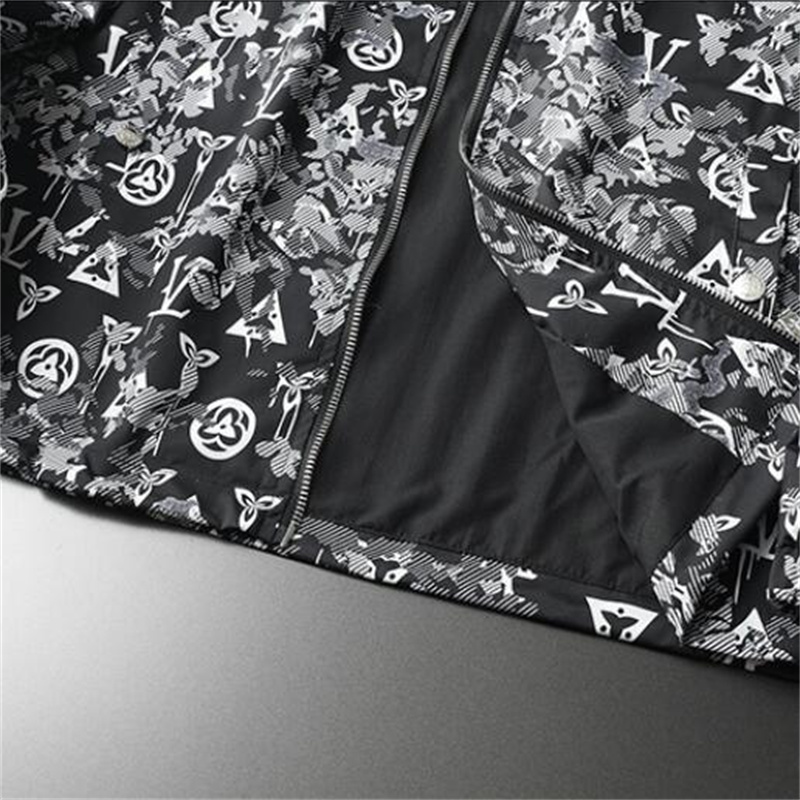 2024 Marque de luxe Créateur de mode Printemps Automne Chaud Veste coupe-vent imperméable Mode Casual Hip Hop Street Zipper Veste extérieure Plaid Taille asiatique M-5XL