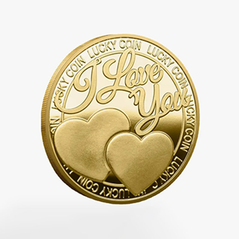 Love Collection Coin I Love You More Than Commemorative Gold Coin Gift Her Home Decor HZ102