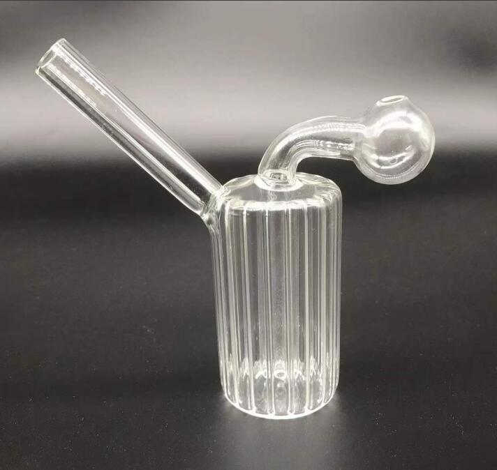 oljebrännare mini glas bongs vattenpipa rök bubbla små vattenrör handrör olje brännare rigg