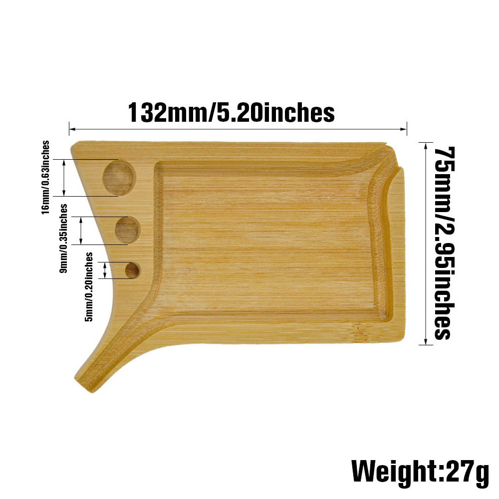 Rury palenia Nowy drewniany panel sterowania tacą papierosów, mały rozmiar, może być używany w wielu kierunkach