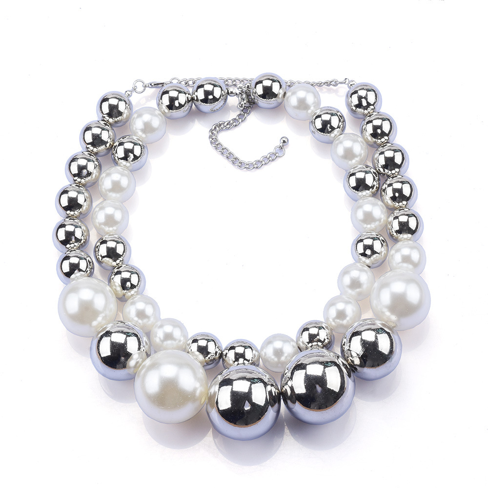 European And American Brands Have Personalized Designs Simple Artificial Pearl Beaded Necklaces Versatile And Fashionable Necklaces