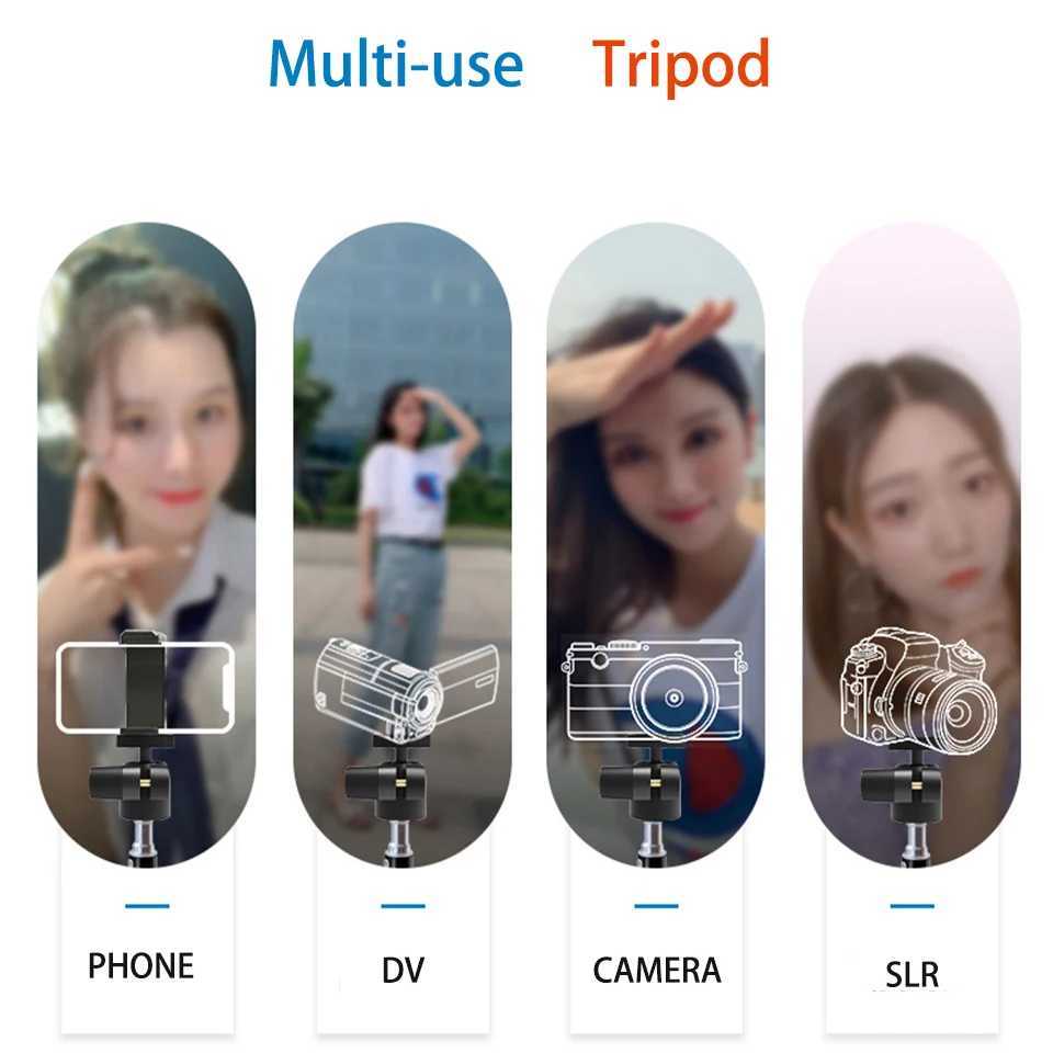 携帯電話用スマートフォン用の三脚160/210cm三脚の三脚モバイルマウントiPhoneカメラスタンド携帯電話セルラル240115のトライプ