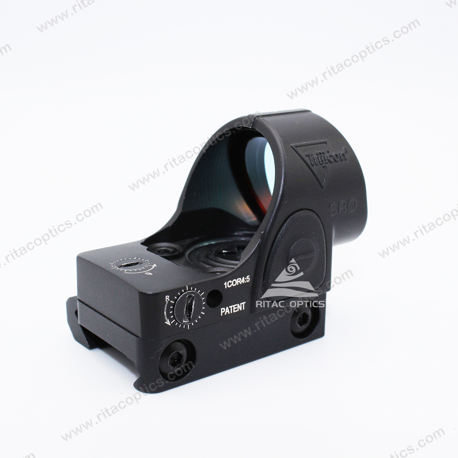 SRO Red Dot Sight Tactisch Pistool Reflectie Mini Pistool Compound Sight Red Dot Reflectie 3D Reliëf logo