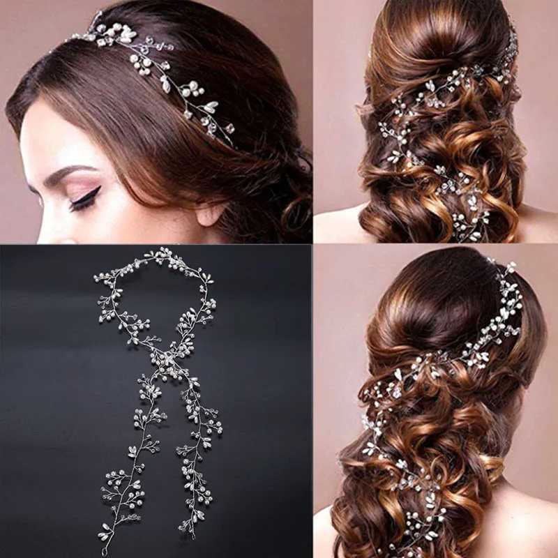 Tiaras cor prata pérola strass casamento pentes de cabelo acessórios para mulheres acessórios enfeites de cabelo joias para noiva