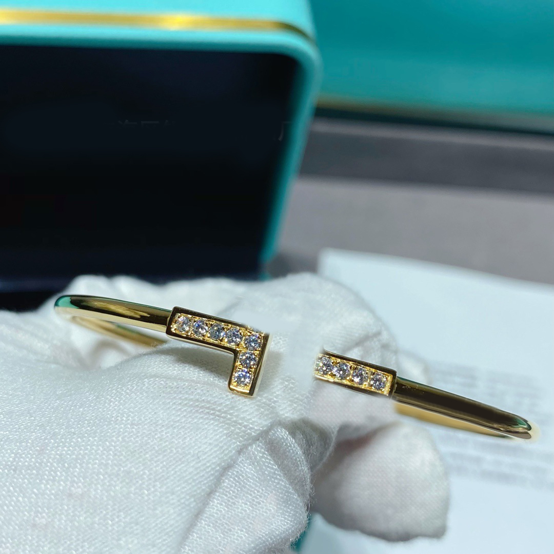 Роскошный дизайнер двойной браслет классический бриллиантовый ювелирные изделия 18K Розовое золото белый фритария Эмалевой браслет для женщин Мужчины подарки подарка c6ya c6ya